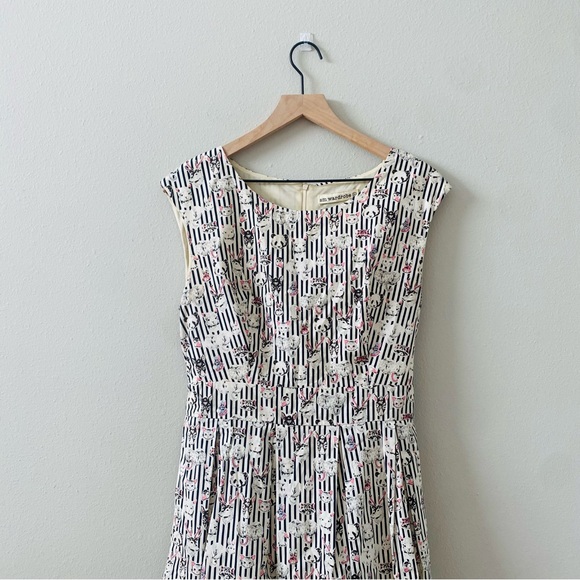 SM Wardrobe Animal Face Novelty Print Dress Size XL - Picture 2 of 9